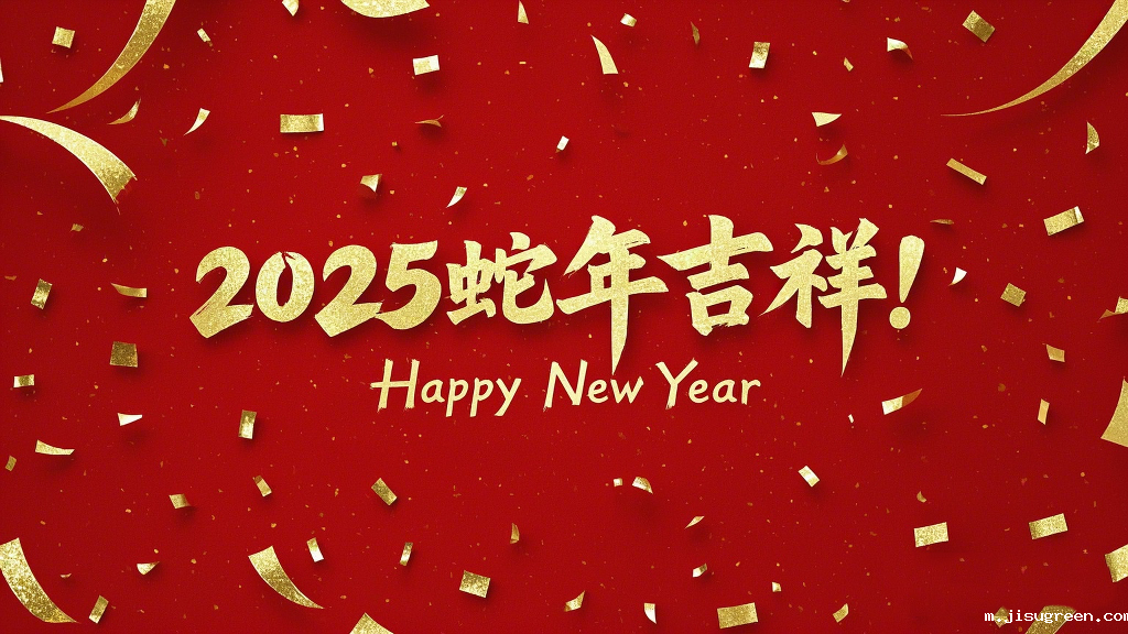 2025年蛇年吉祥！万事如意！